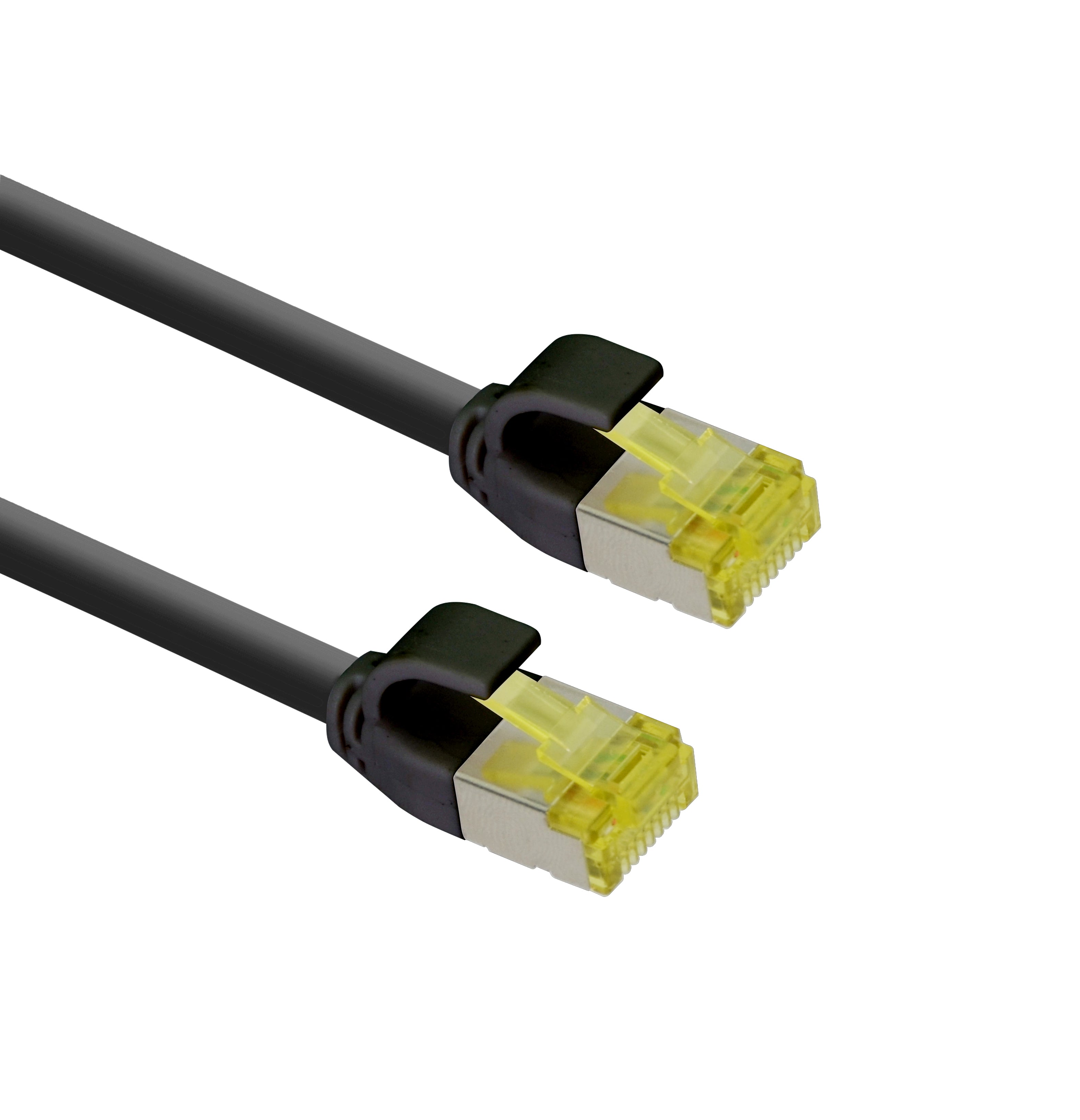 Helos ultra slim Patchkabel S/FTP Cat 6A schwarz 10,0m Helos ultra slim Patchkabel S/FTP Cat 6A schwarz 10,0m